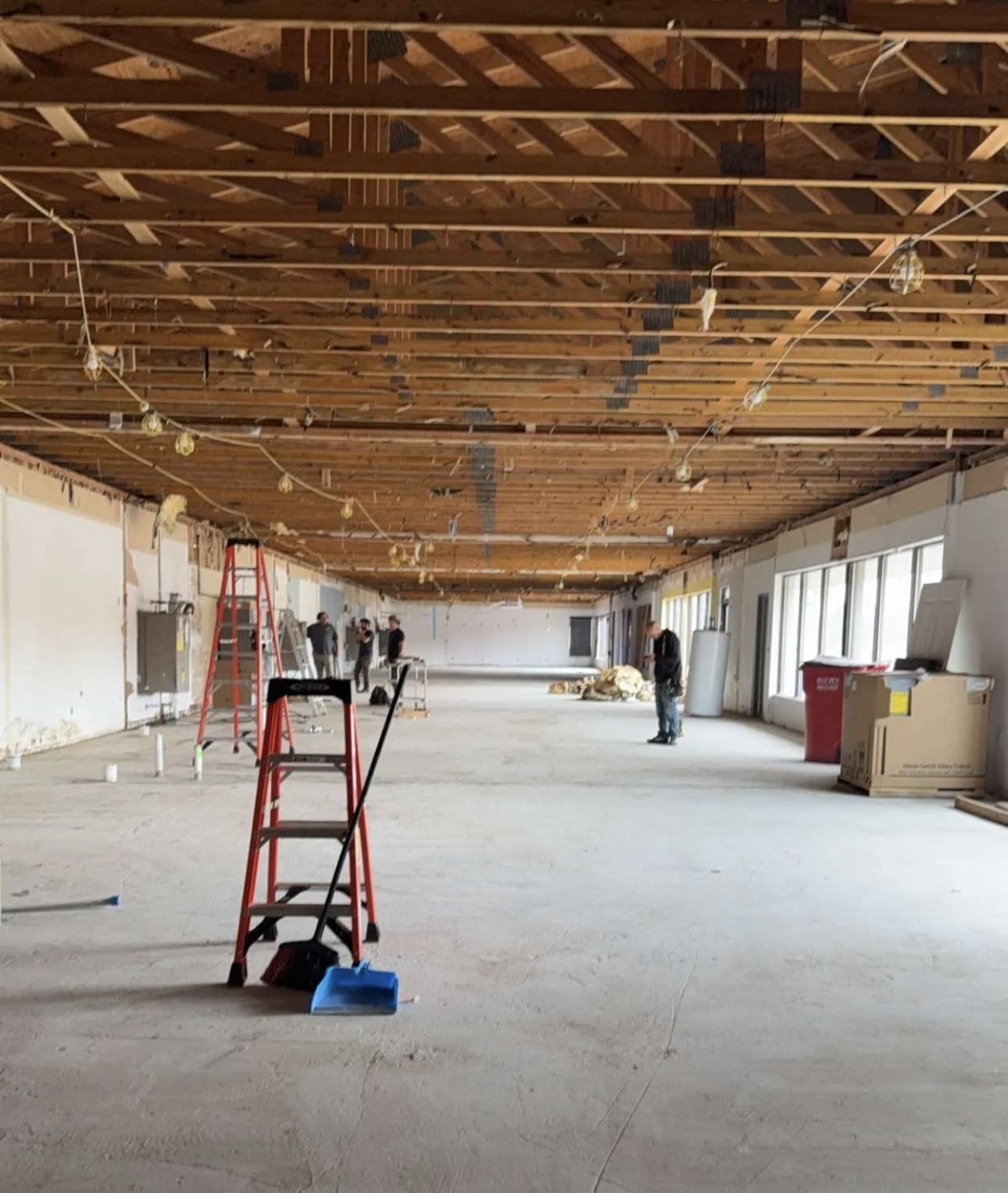 Sheker Construction active job site — Metro Detroit commercial construction
